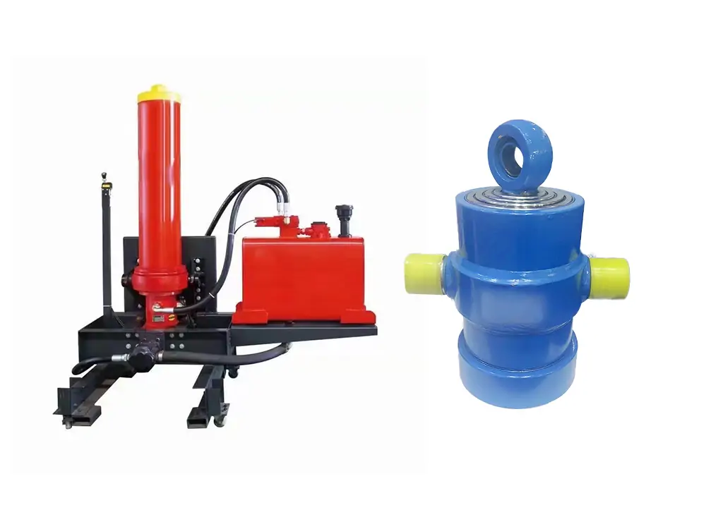 Telescopic hydraulic cylinder